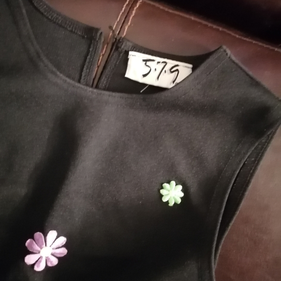 Vintage dress with flowers - Picture 3 of 3